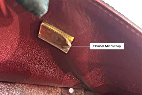 chanel microchip fake|chanel microchip location.